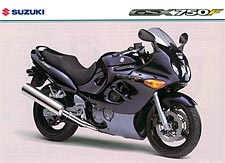 '05 GSX 750 F sales brochure